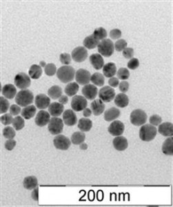 Nanopartícules de plata.