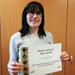 The researcher Virgina Aragón awarded with the best article in Suis magazine of 2018