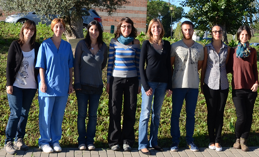 Alguns dels autors de l’estudi, d’esquerra a dreta: Marta Verdún, Marta Valle, Núria Busquets, Sandra Talavera, Raquel Rivas, Marco Brustolin, Núria Pujol i Cristina Santamaría.