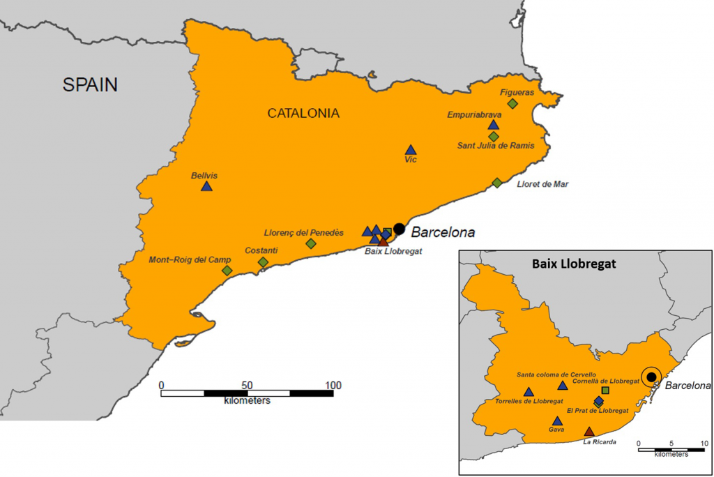 Els experiments s'han fet amb mostres de mosquits de diferents punts de Catalunya.