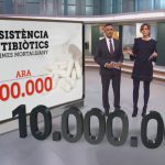 Wildlife and resistance to antibiotics, on Catalan TV newscasts