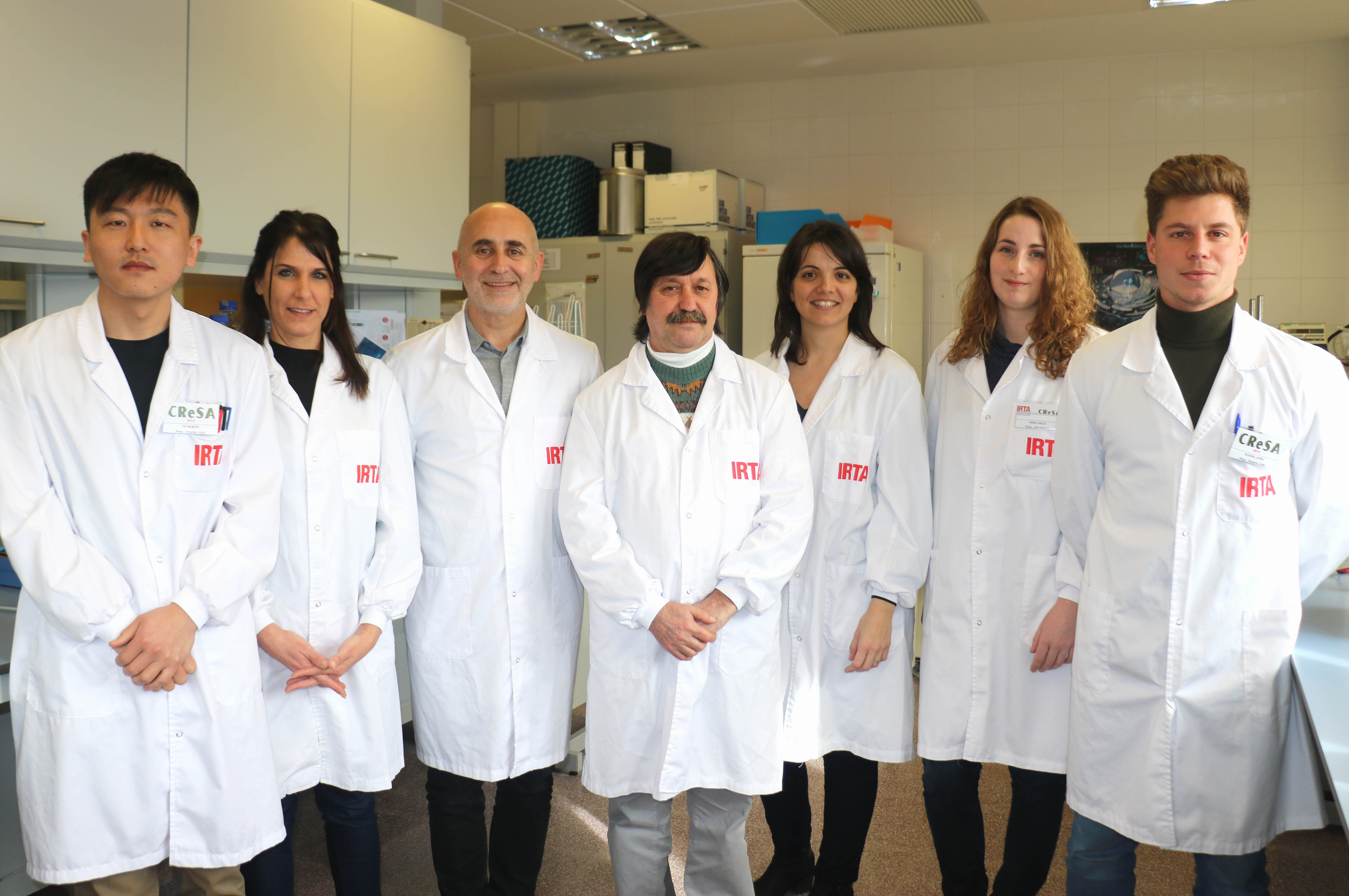 Equip de la línia de coronavirus de l'IRTA-CReSA. Autor: IRTA (CC BY-NC 2.0)